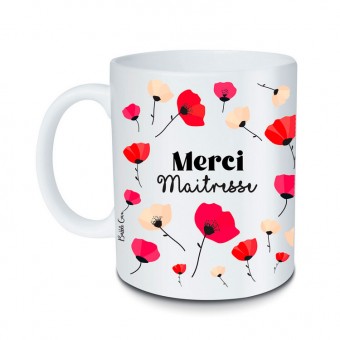 Mug merci maîtresse, red...
