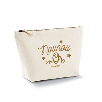 Nanny case in gold with...