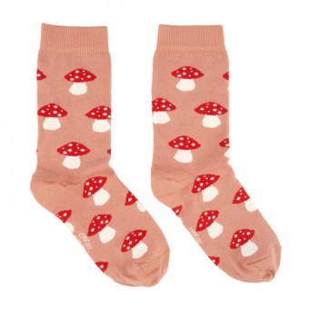 Coucou Suzette mushroom socks