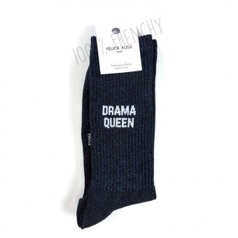 Drama queen glitter socks...