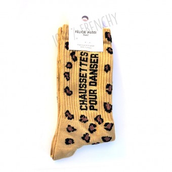 Leopard dance socks,...