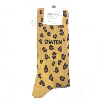 Chaussettes Chaton léopard...