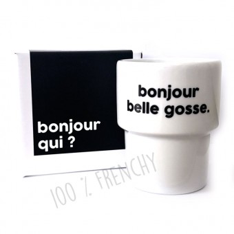 Mug gobelet Bonjour Belle...