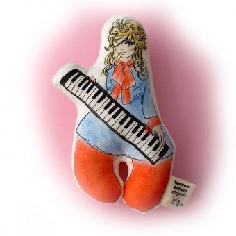 Doudou hochet bio Lady...