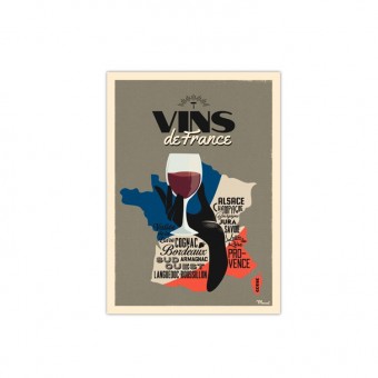 Petite affiche 30 x 40 Vins...