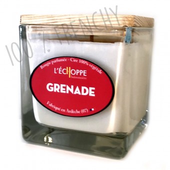 Large vegetable wax candle...