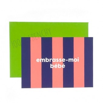 Kiss me baby card, Félicie too