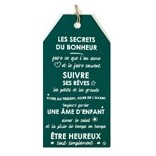 Decorative plaques for doors or walls, illustrated wooden plaques adorned with amusing and touching texts